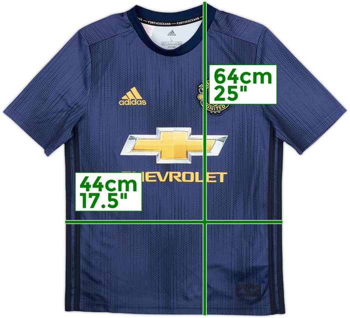 2018-19 Manchester United Third Shirt - 9/10 - (L.Boys)