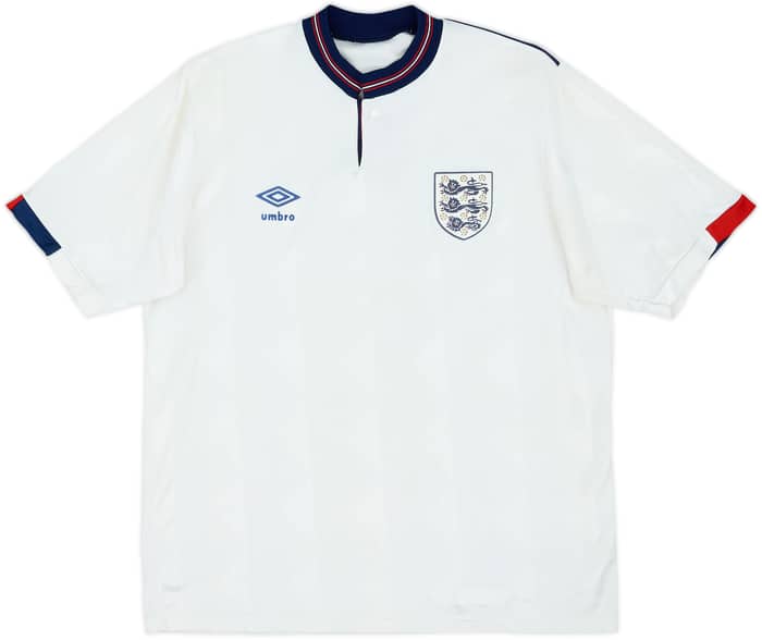 1987-90 England Home Shirt - 8/10 - (M)