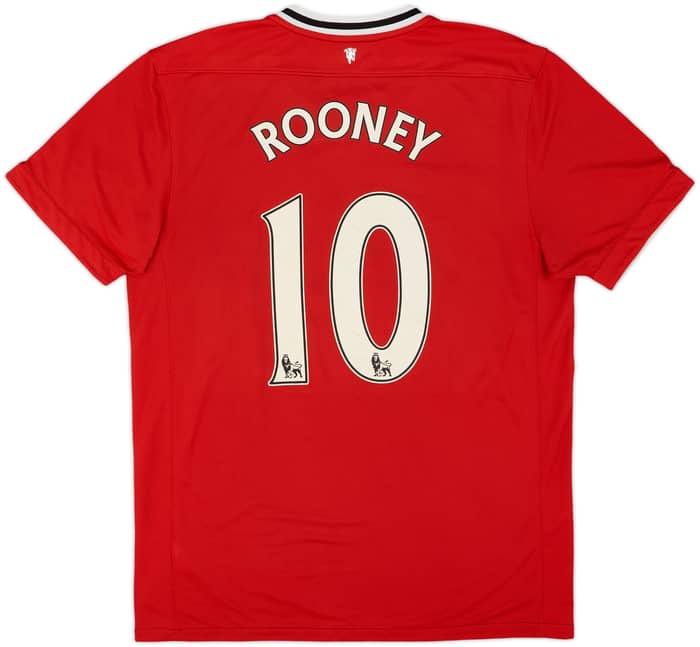 2011-12 Manchester United Home Shirt Rooney #10 - 6/10 - (L)
