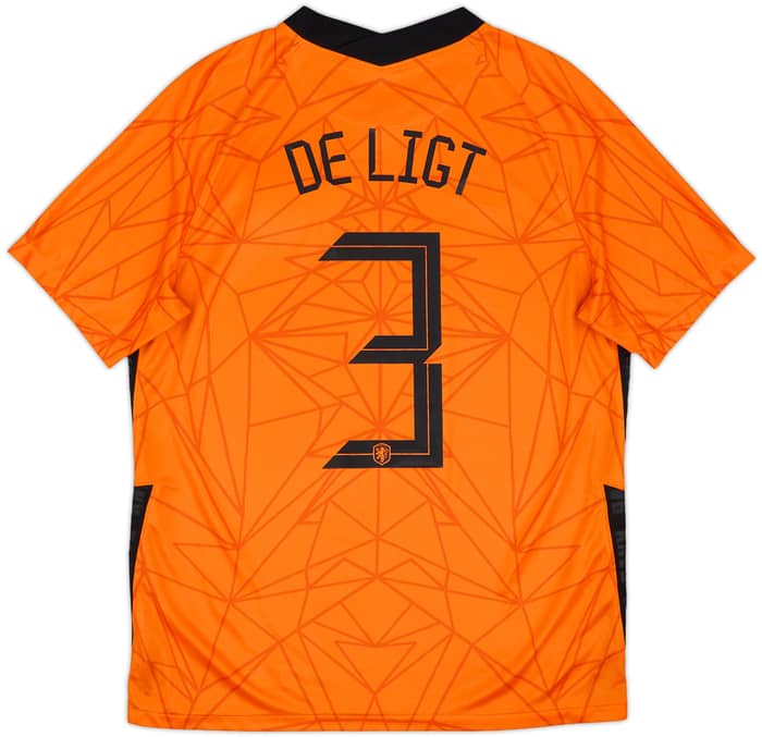 2020-21 Netherlands Home Shirt De Ligt #3 - 10/10 - (L)