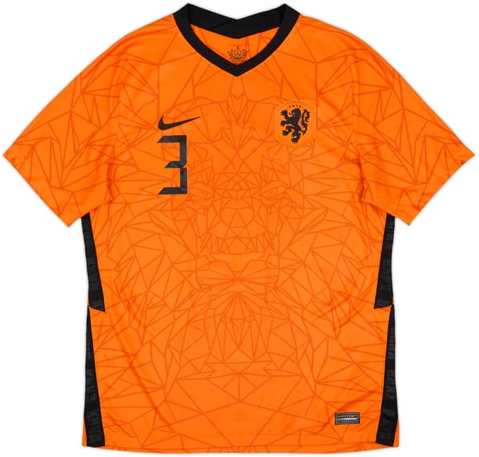 2020-21 Netherlands Home Shirt De Ligt #3 - 10/10 - (L)
