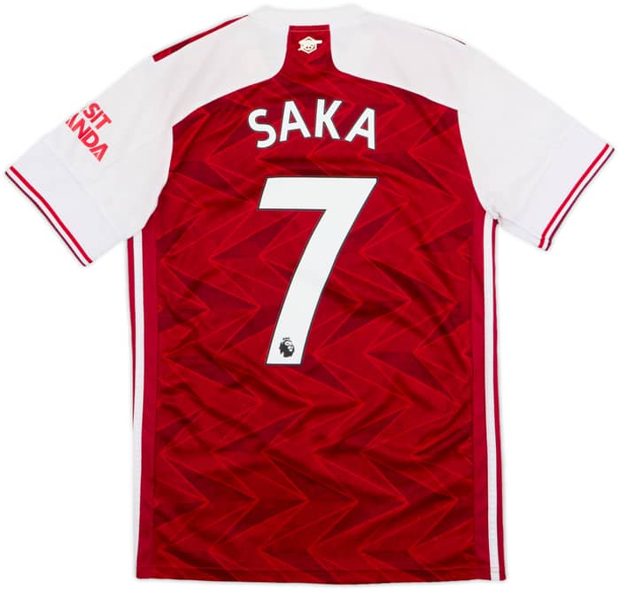 2020-21 Arsenal Home Shirt Saka #7 - 6/10 - (S)