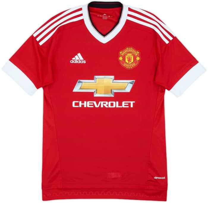 2015-16 Manchester United Home Shirt Rooney #10 - 8/10 - (XS)