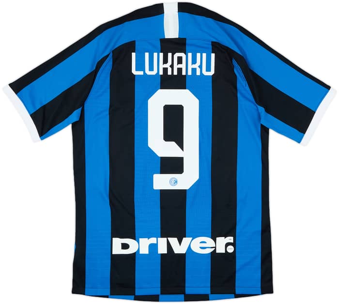 2019-20 Inter Milan Authentic Home Shirt Lukaku #9 - 10/10 - (M)