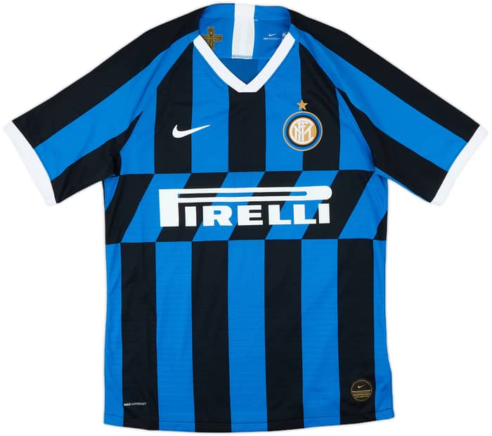 2019-20 Inter Milan Authentic Home Shirt Lukaku #9 - 10/10 - (M)