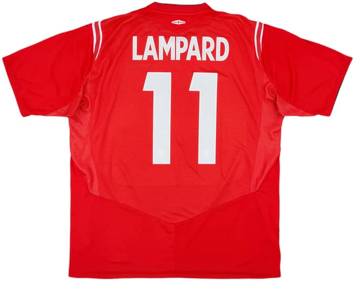 2004-06 England Away Shirt Lampard #11 - 8/10 - (XXL)