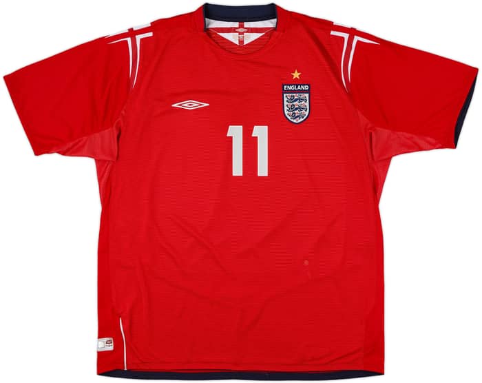 2004-06 England Away Shirt Lampard #11 - 8/10 - (XXL)