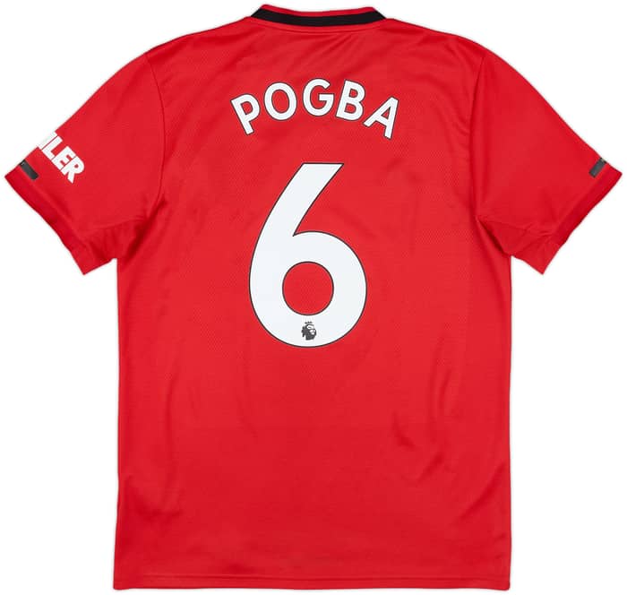 2019-20 Manchester United Home Shirt Pogba #6 - 6/10 - (M)