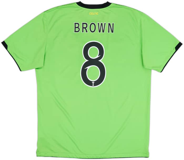 2010-11 Celtic Away Shirt Brown #8 - 8/10 - (XL)