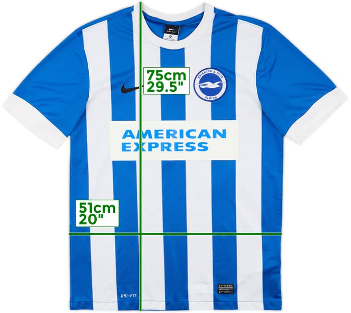 2014-16 Brighton Home Shirt - 8/10 - (M)