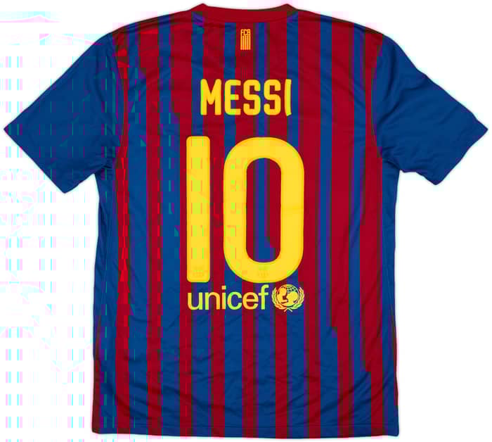2011-12 Barcelona Home Shirt Messi #10 - 6/10 - (M)