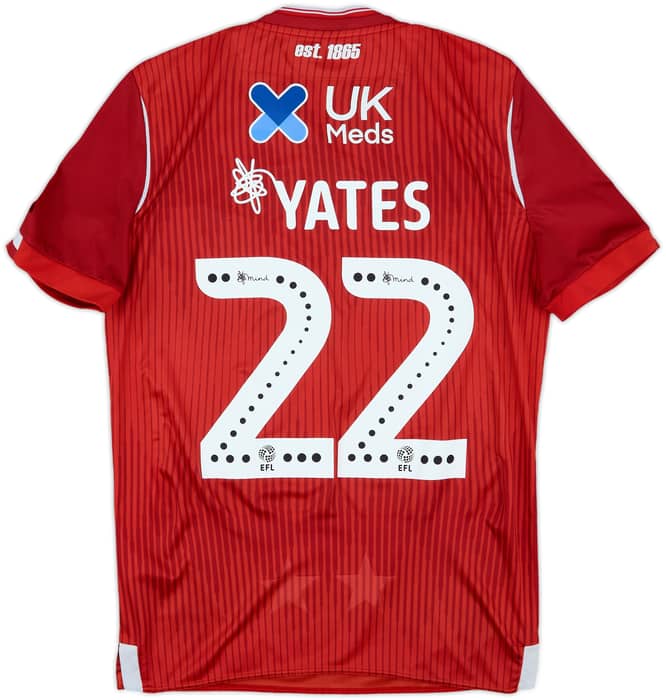2019-20 Nottingham Forest Home Shirt Yates #22 - 8/10 - (S)
