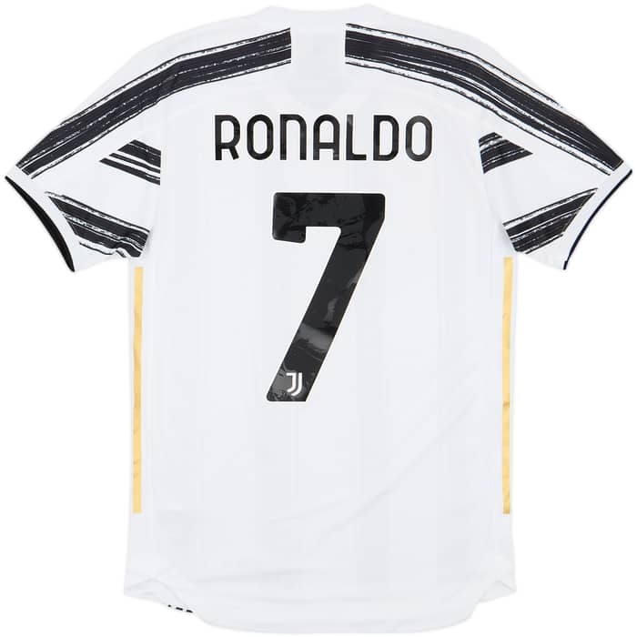 2020-21 Juventus Authentic Home Shirt Ronaldo #7 - 7/10 - (S)