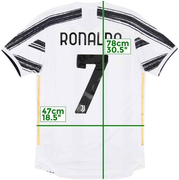 2020-21 Juventus Authentic Home Shirt Ronaldo #7 - 7/10 - (S)