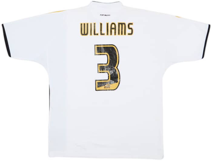2006-07 Port Vale Home Shirt Williams #3 - 6/10 - (L)