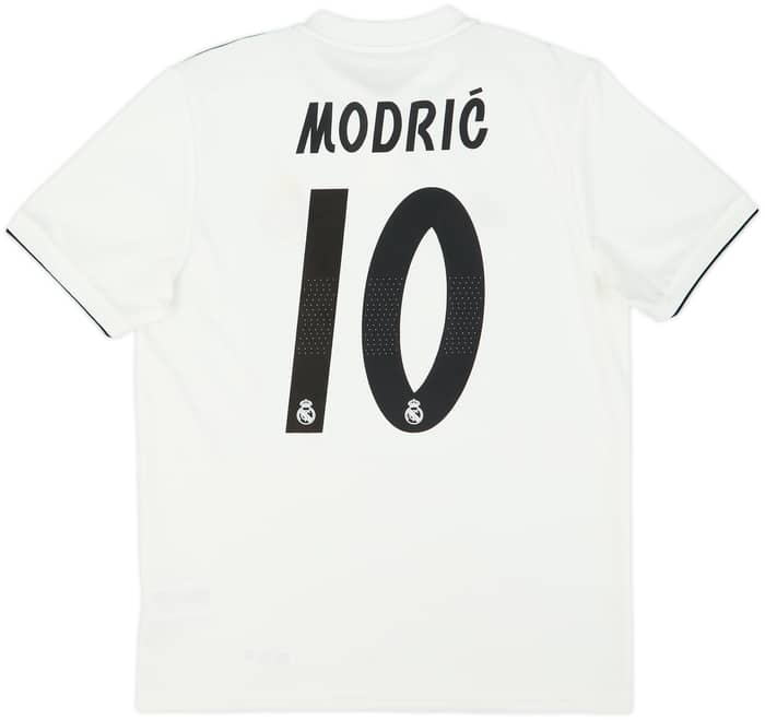 2018-19 Real Madrid Home Shirt Modric #10 - 10/10 - (M)