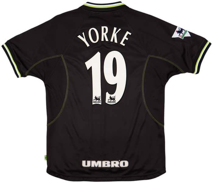 1998-99 Manchester United Third Shirt Yorke #19 - 8/10 - (L)