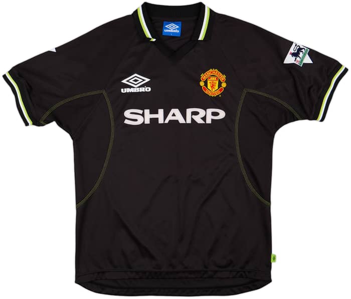 1998-99 Manchester United Third Shirt Yorke #19 - 8/10 - (L)