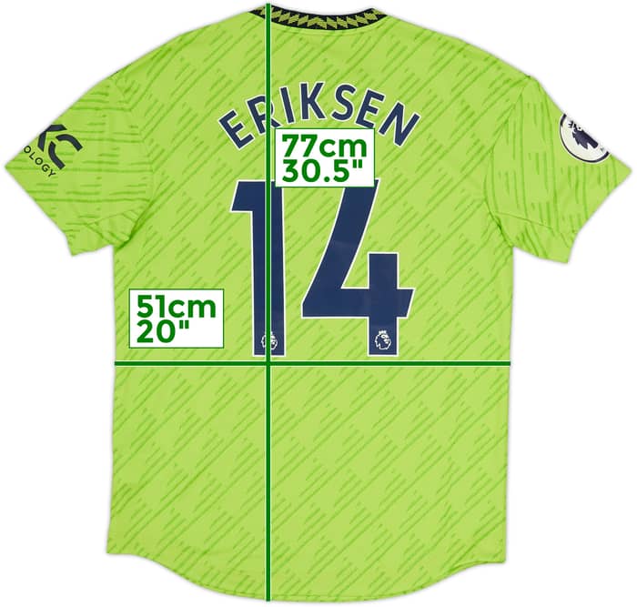 2022-23 Manchester United Authentic Third Shirt Eriksen #14 (M)