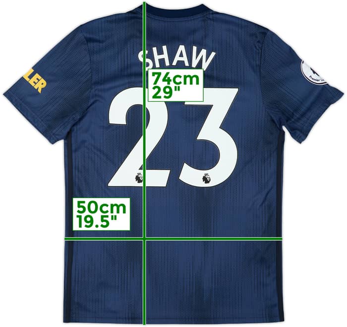 2018-19 Manchester United Third Shirt Shaw #23 - 10/10 - (M)