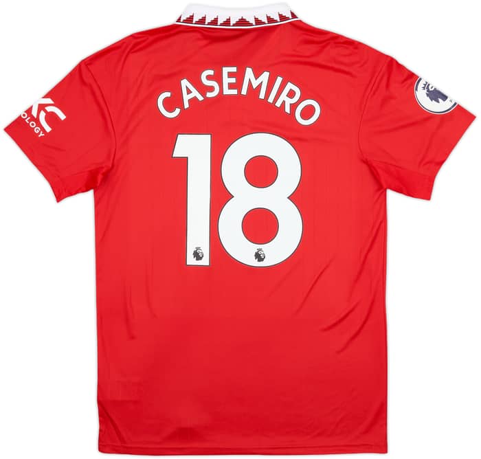 2022-23 Manchester United Home Shirt Casemiro #18 - 10/10 - (M)