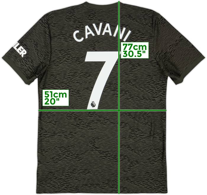 2020-21 Manchester United Away Shirt Cavani #7 - 8/10 - (M)