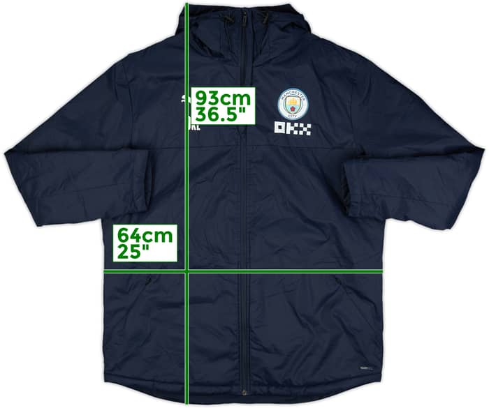 2022-23 Manchester City Puma Staff Issue Padded Bench Coat DRE - 10/10 - (XL)