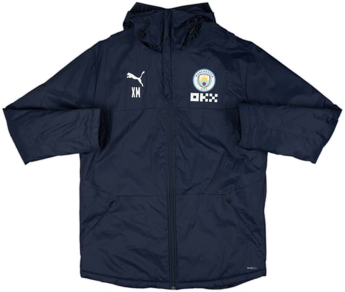 2022-23 Manchester City Puma Staff Issue Bench Coat XM - 9/10 - (L)