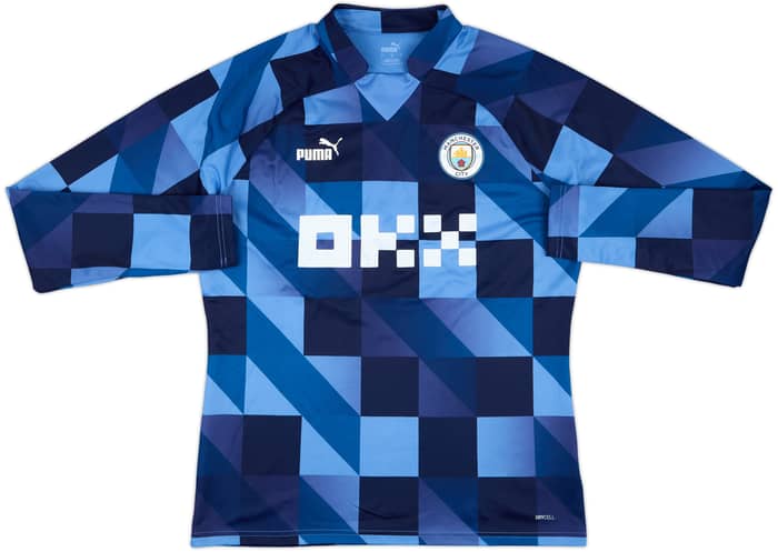 2022-23 Manchester City Puma Drill Top - 7/10 - (L)