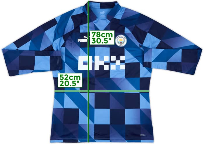 2022-23 Manchester City Puma Drill Top - 7/10 - (L)