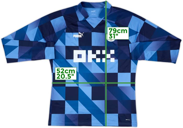 2022-23 Manchester City Puma Pre Match Sweat Top - 7/10 - (L)