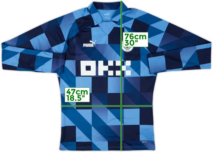 2022-23 Manchester City Puma Sweat Top - 7/10 - (M)