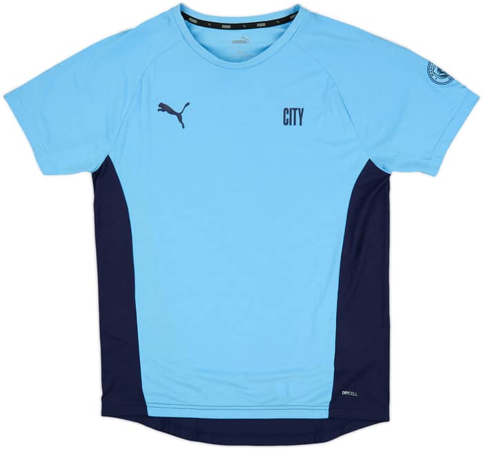 2020-21 Manchester City Puma Cotton Tee - 10/10 - (L)