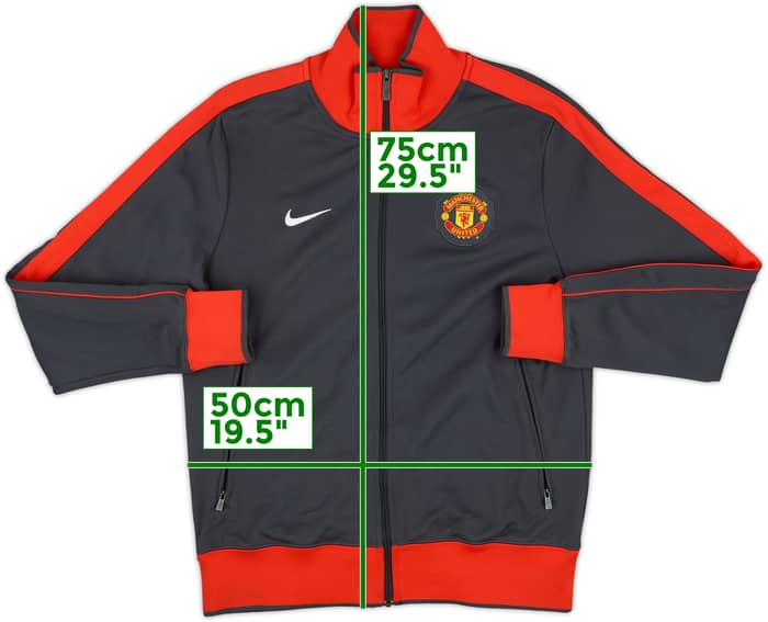 2010-11 Manchester United Nike Track Jacket - 9/10 - (M)