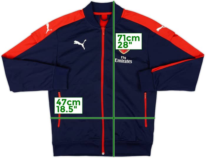 2016-17 Arsenal Puma Track Jacket - 10/10 - (S)