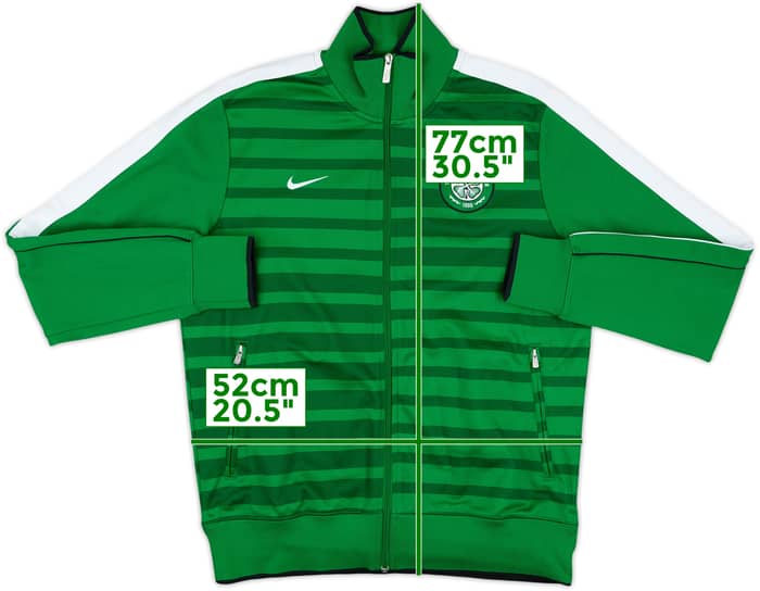 2012-13 Celtic Nike Track Jacket - 8/10 - (L)