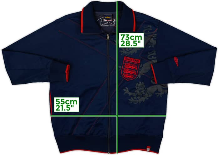2007-09 England Umbro Track Jacket - 3/10 - (M)