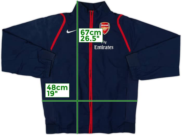 2006-07 Arsenal Nike Track Jacket - 6/10 - (L.Boys)