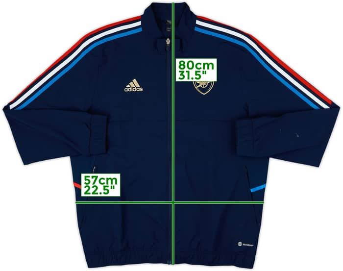 2022-23 Arsenal adidas Track Jacket - 7/10 - (L)