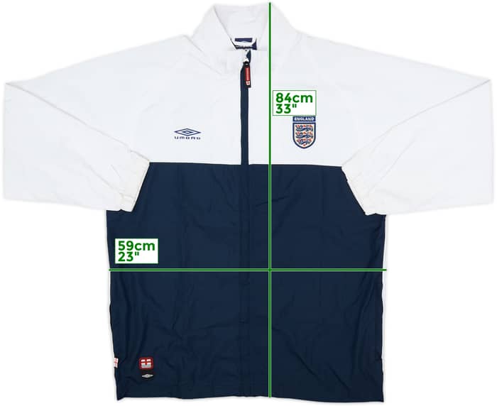 2002-04 England Umbro Track Jacket - 6/10 - (L)