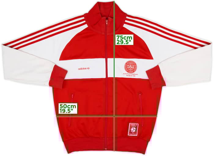 2007-08 Denmark adidas Originals Retro 1990s Track Jacket - 6/10 - (L)