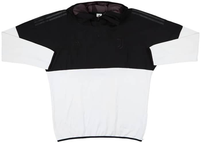 2017-18 Juventus adidas 1/4 Zip Hooded Drill Top - 7/10 - (XL)