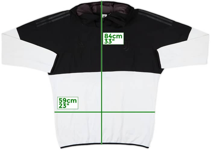 2017-18 Juventus adidas 1/4 Zip Hooded Drill Top - 7/10 - (XL)