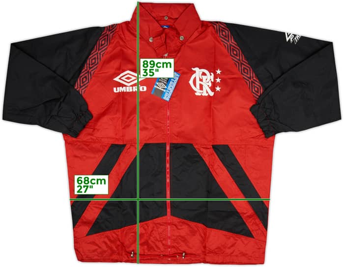 Chaqueta impermeable con capucha Umbro del Flamengo 1996-97 (XL)