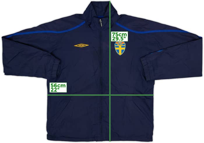 2006-07 Sweden Umbro Track Jacket - 8/10 - (S)