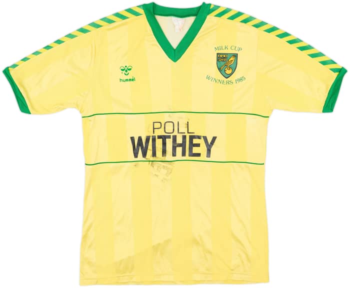 1985-86 Norwich Home Shirt - 5/10 - (M)