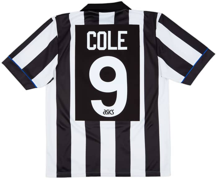 1993-95 Newcastle Home Shirt Cole #9 - 8/10 - (M)