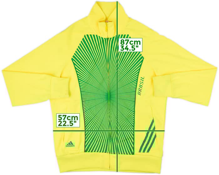 2010-11 Brazil adidas Track Jacket - 5/10 - (XL)