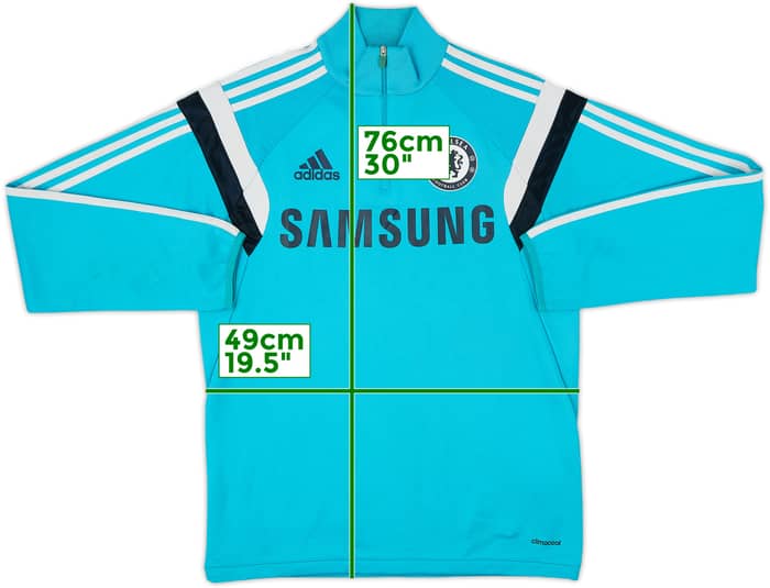 2014-15 Chelsea adidas 1/4 Zip Drill Top - 6/10 - (S)