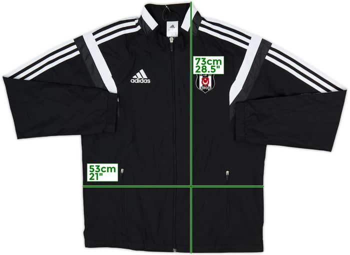 2013-14 Besiktas adidas Track Jacket - 8/10 - (M)